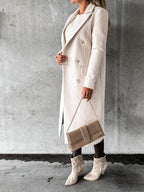 Martina - Lange jas dames elegant