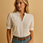Élise | Trendy witte blouse