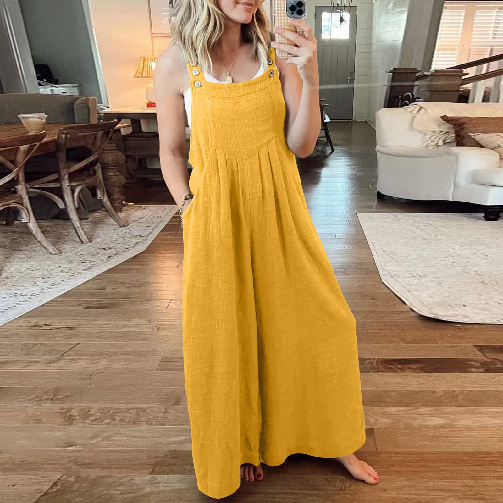 Elsa - Jumpsuit Met Wijde Pijpen En Elegant Silhouet