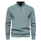 Noah - Trui Luxe Half Zip Heren
