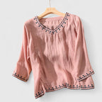 Taysia | Elegante Blouse met V-hals
