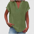 Xavinah | Comfortabele blouse met V-hals