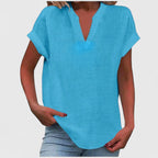 Xavinah | Comfortabele blouse met V-hals