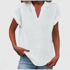 Xavinah | Comfortabele blouse met V-hals