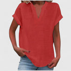 Xavinah | Comfortabele blouse met V-hals
