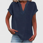 Xavinah | Comfortabele blouse met V-hals