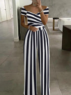 Casual Wide Leg Jumpsuit | Trendy Print En Comfort