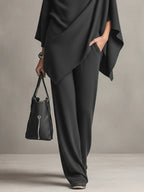 Sarina™ Elegant Drape Twee-delige Set