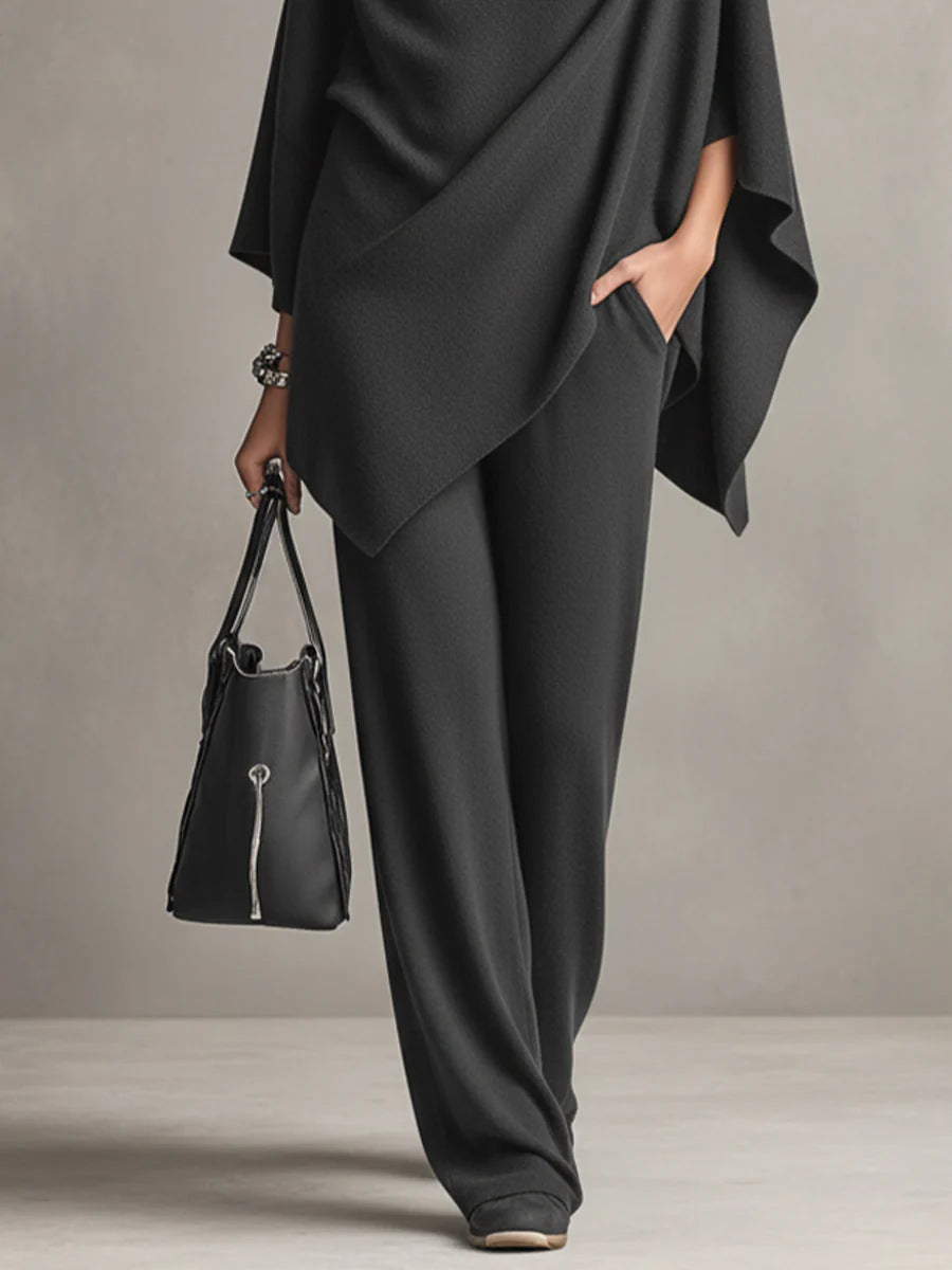 Sarina™ Elegant Drape Twee-delige Set