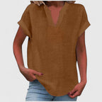 Xavinah | Comfortabele blouse met V-hals