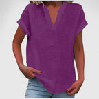 Xavinah | Comfortabele blouse met V-hals