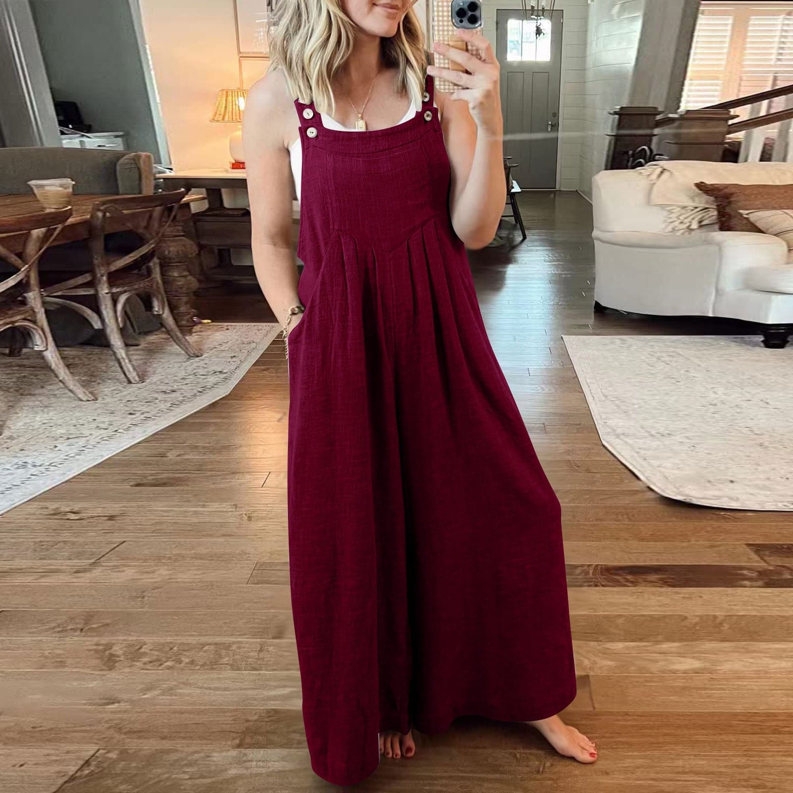 Elsa - Jumpsuit Met Wijde Pijpen En Elegant Silhouet