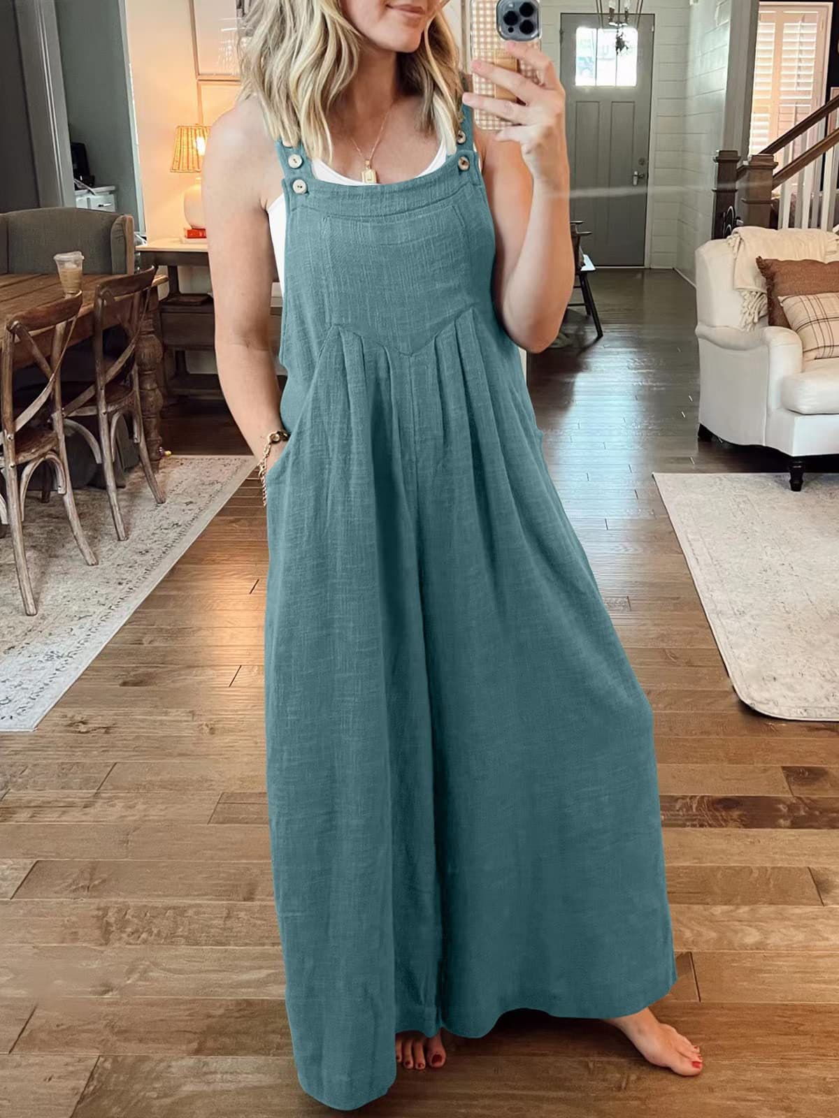 Elsa - Jumpsuit Met Wijde Pijpen En Elegant Silhouet