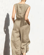 Norah - Mouwloze Jumpsuit Met Wijde Pijpen En Trendy Design