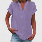 Xavinah | Comfortabele blouse met V-hals