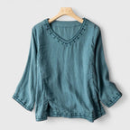 Taysia | Elegante Blouse met V-hals