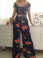 Casual Wide Leg Jumpsuit | Trendy Print En Comfort