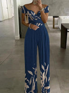 Casual Wide Leg Jumpsuit | Trendy Print En Comfort