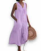 Zomerjurk Dames Casual Midi | Luchtig en Comfortabel
