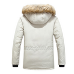 Isak - Winterjas heren met bontkraag