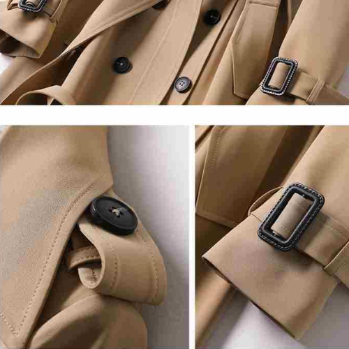 Lena - Trenchcoat lang elegant dames