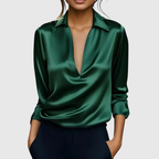 Calvina | Verfijnde Blouse