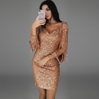 Ovidia - Luxe Glitter Jurk
