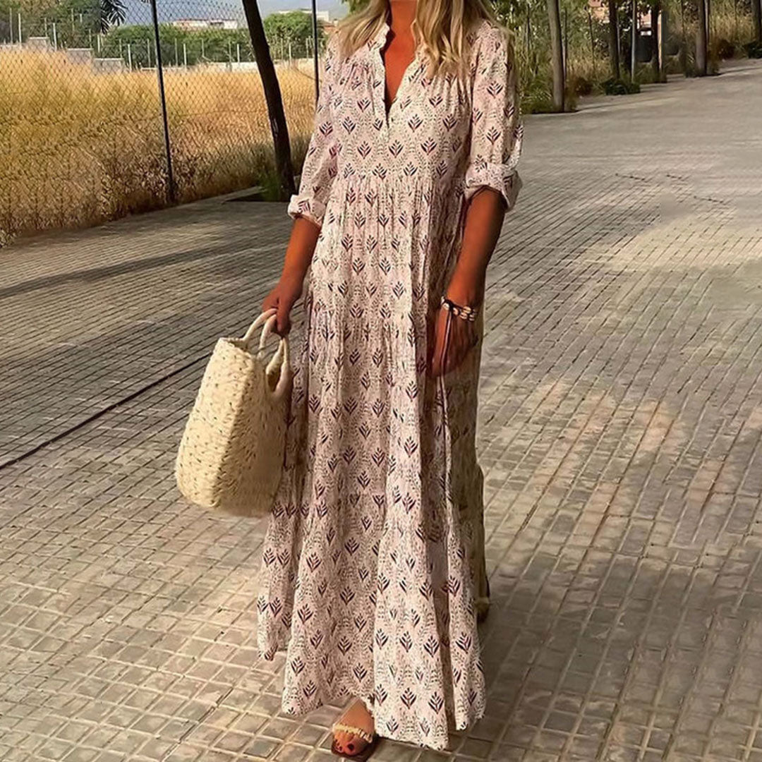 Linda - Luchtige Boho Zomerjurk