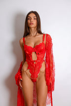 Aurelle™ | Luxe Bodysuit Lingerie met Kettingdetails