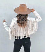 Zanda - Jas chic franjes Dames