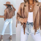 Zanda - Jas chic franjes Dames