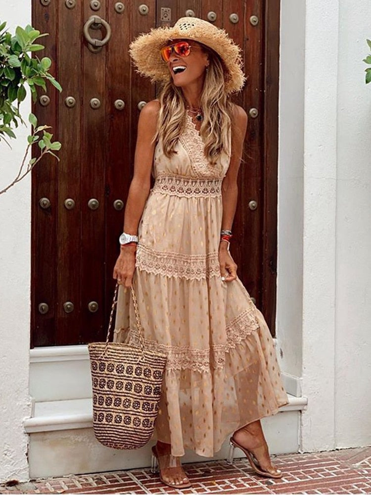 Nathalie - Elegante Boho Jurk