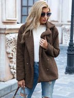 Lisa - Warme teddy jas dames