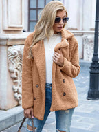Lisa - Warme teddy jas dames