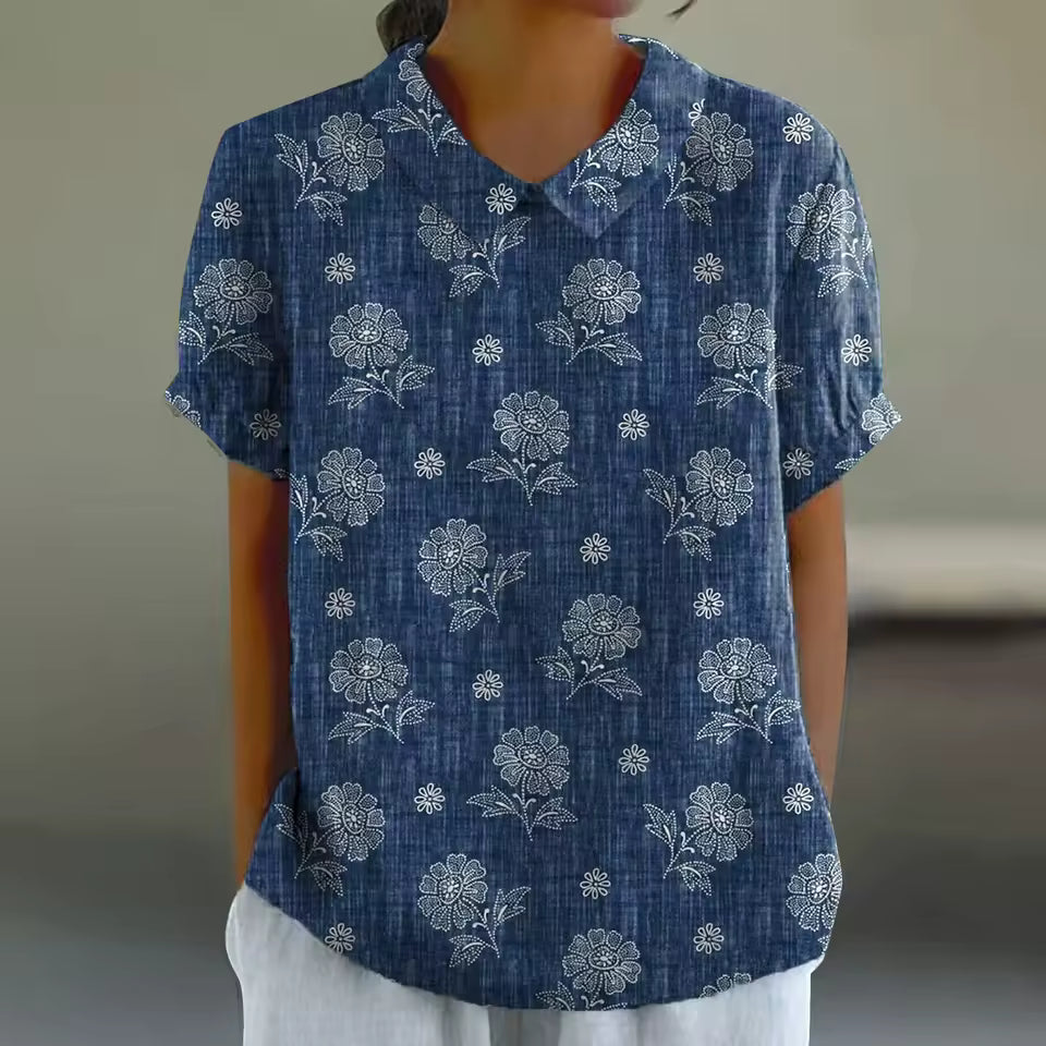 Kiki | Bloemen Print Blouse - Luchtig en Stijlvol