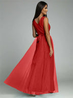 Thea - Elegante Jurk Met V-Hals