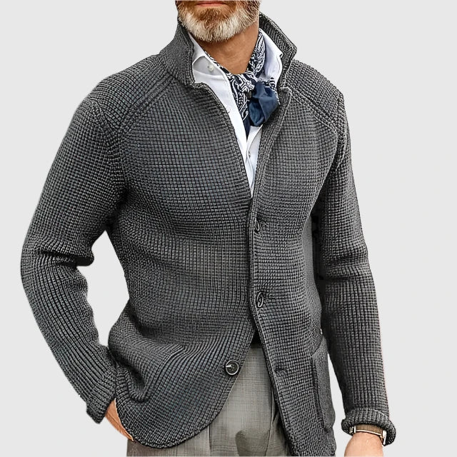 James | Cardigan Gebreid Tijdloos Heren - Stijl Voor Elk Seizoen