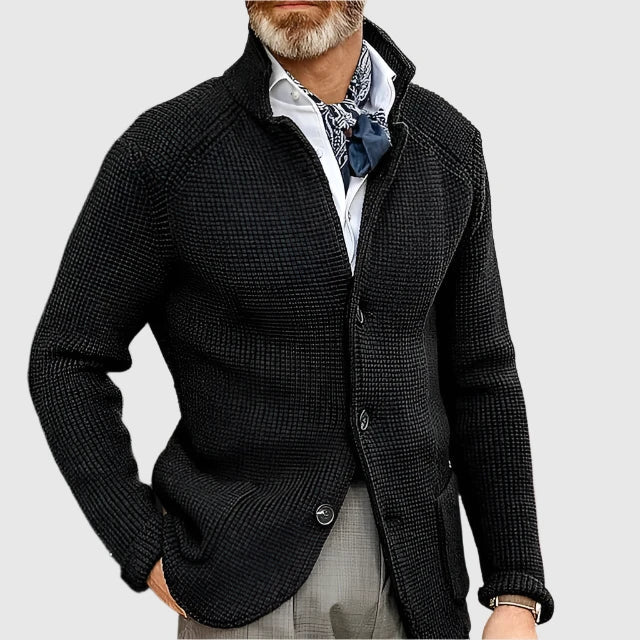 James | Cardigan Gebreid Tijdloos Heren - Stijl Voor Elk Seizoen