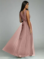 Thea - Elegante Jurk Met V-Hals
