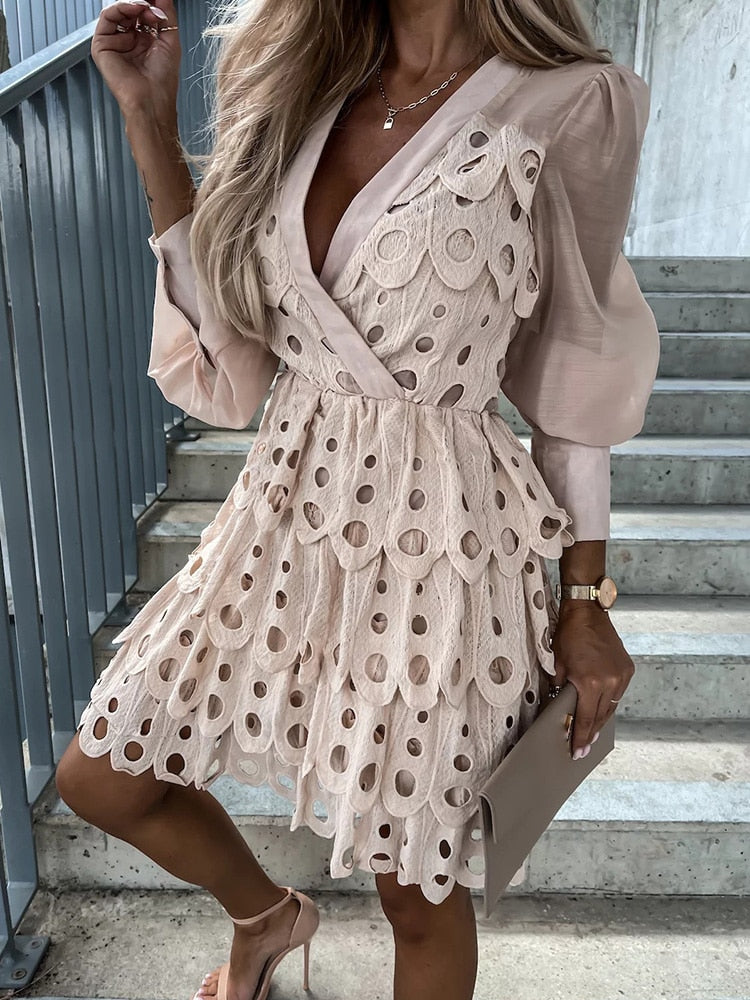 Chantal - Elegante Kanten Jurk