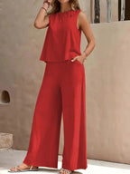 Danielle™ Mouwloos Twee-Delig Set