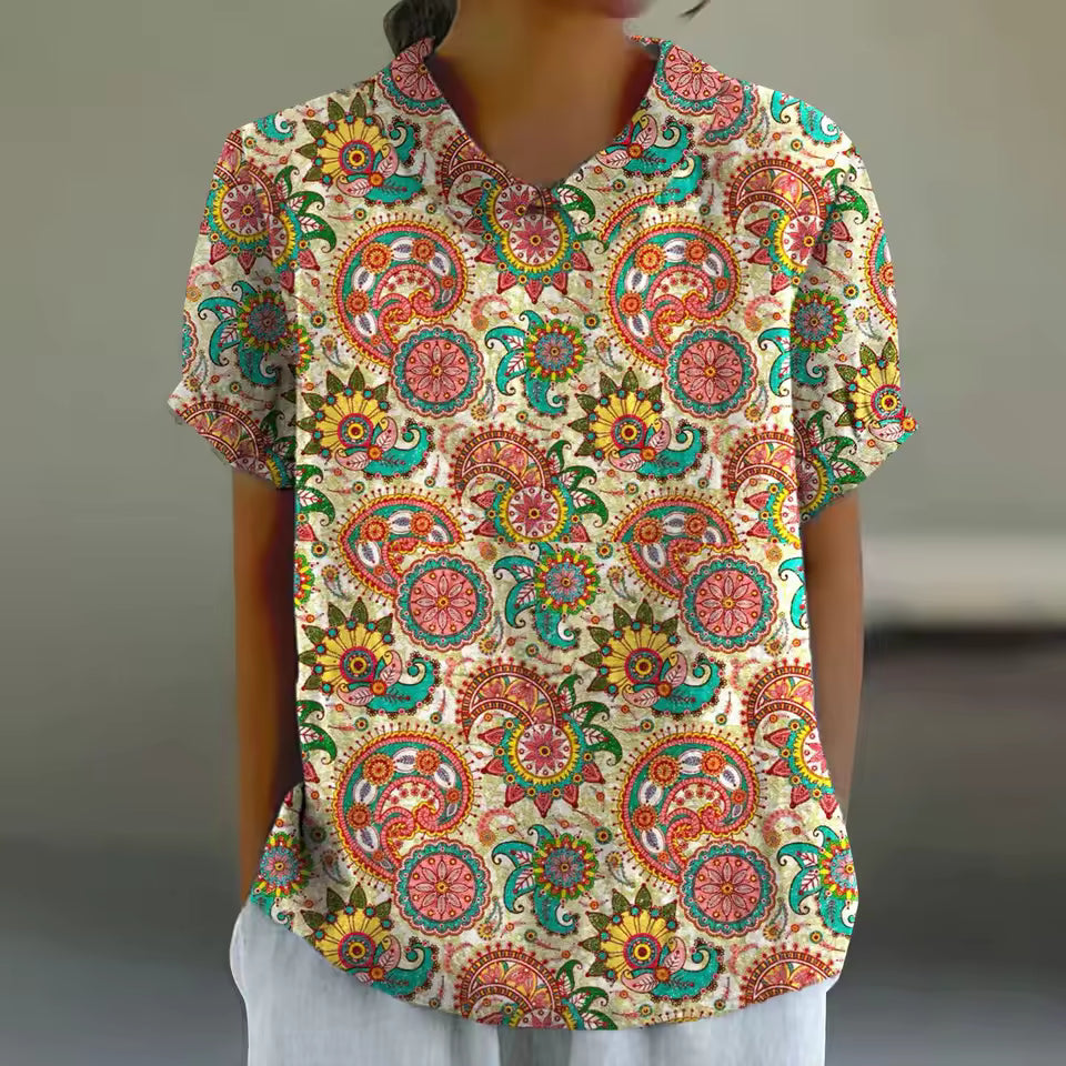Lola | Bloemen Print Blouse - Luchtig en Stijlvol
