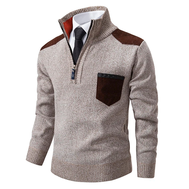 Noah - Trui  Half Zip Heren