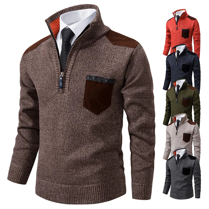 Noah - Trui  Half Zip Heren