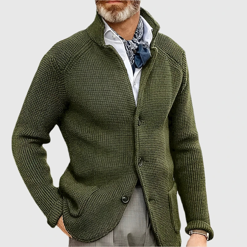 James | Cardigan Gebreid Tijdloos Heren - Stijl Voor Elk Seizoen