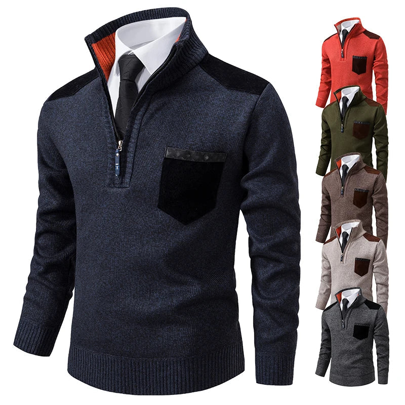 Noah - Trui  Half Zip Heren