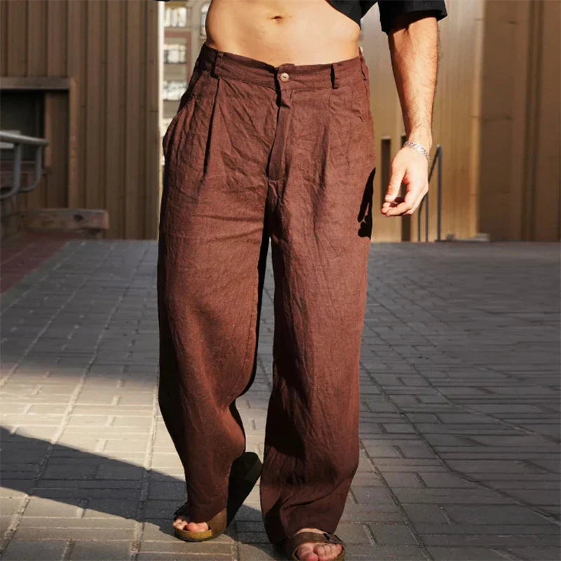 Lotte - Luchtige Linnen Broek Dames