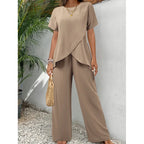 Lorrina™ Elegante Zachte Twee-Piece Set