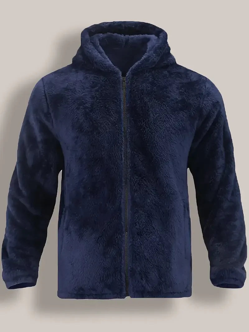 Lucas | Fleece Met Capuchon Jas