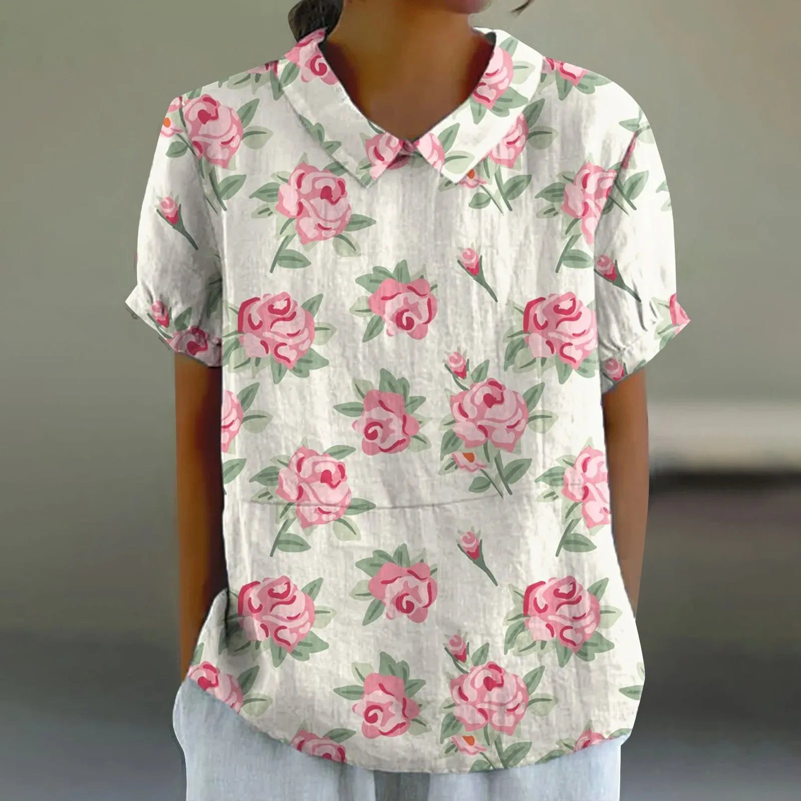 Nora | Bloemen Print Blouse - Luchtig en Stijlvol